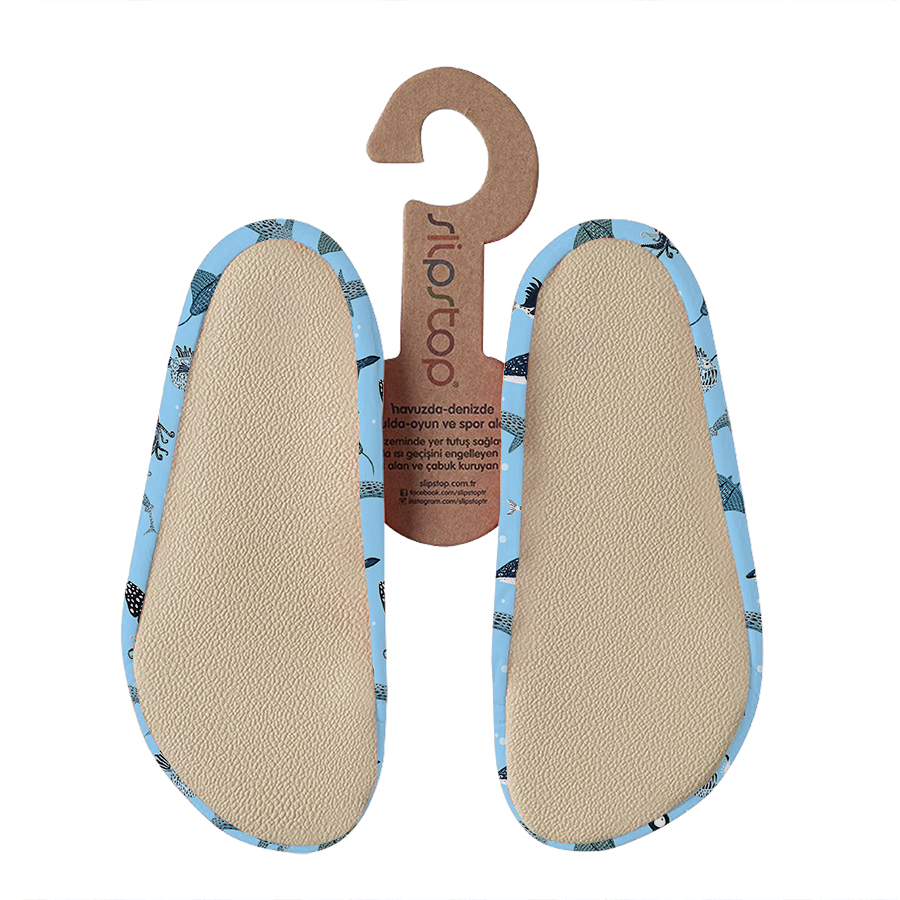 Slipstop - Atlantis Junior Soft Multipurpose Shoes - Blue/Black