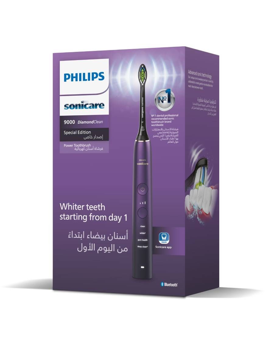 Philips - Hx9911/95 Sonicare Toothbrush 9000 Series - Purple