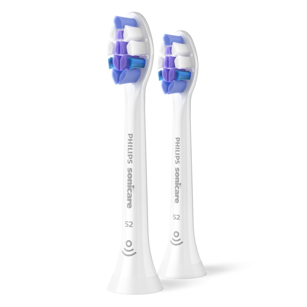 Philips - Sonicare S2 Sensitive Brush Head - White -2 Pcs