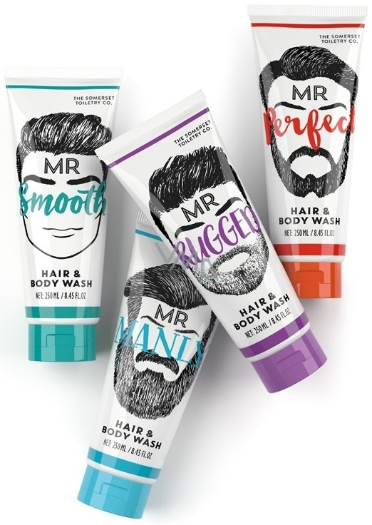 Mr. Perfect And Friends - Mr. Rugged  Hair & Body Wash 250ml