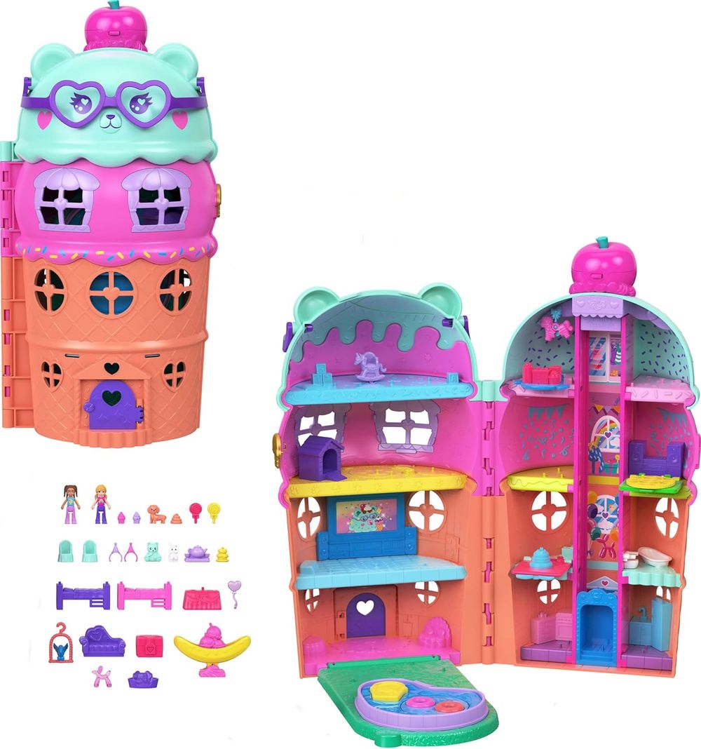 Polly Pocket - Ice Cream House Playset