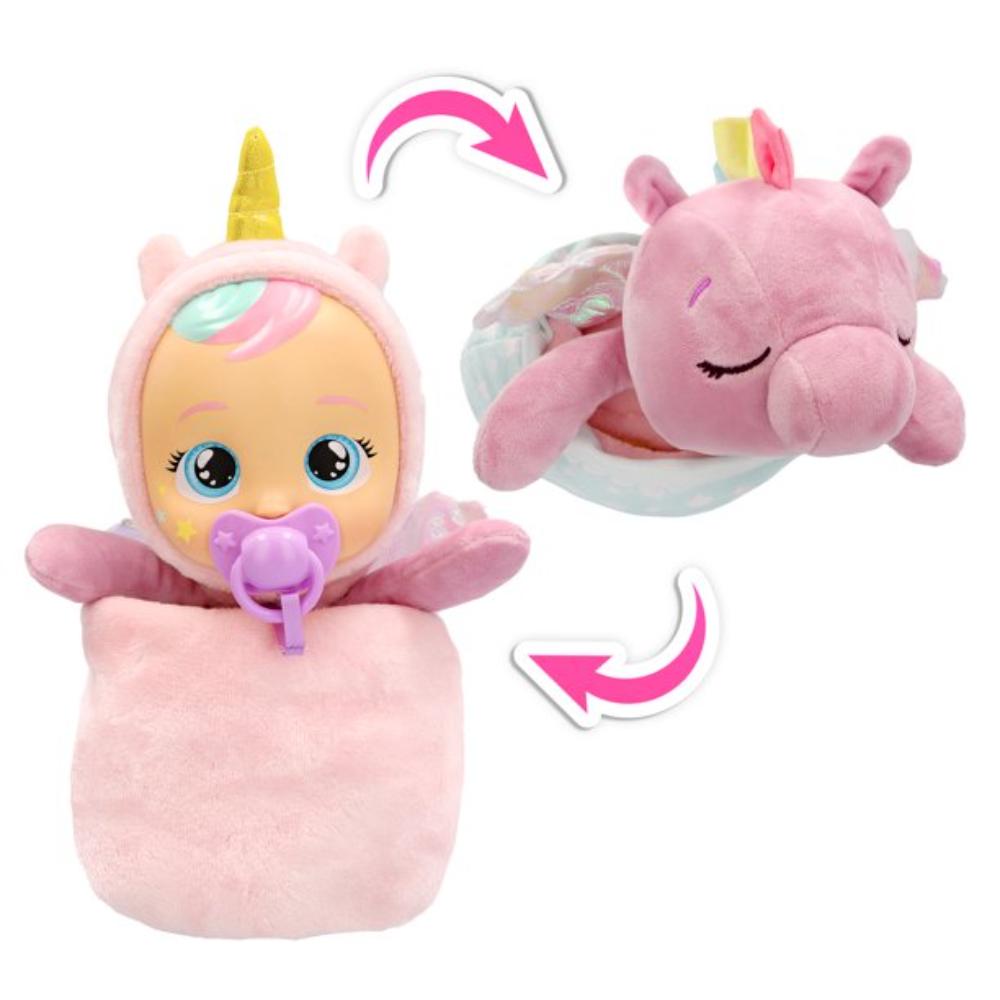 Bff - Cry Babies Goodnight Friends 2-in-1 Luna And Poppy Baby Doll In Unicorn-themed