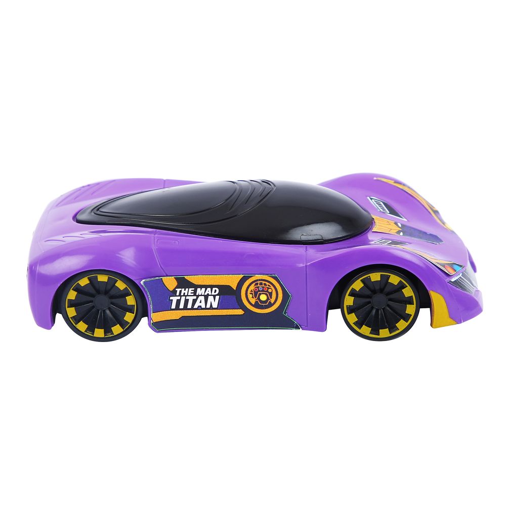 Marvel - The Mad Titan Pull Back Racer Car - Thanos