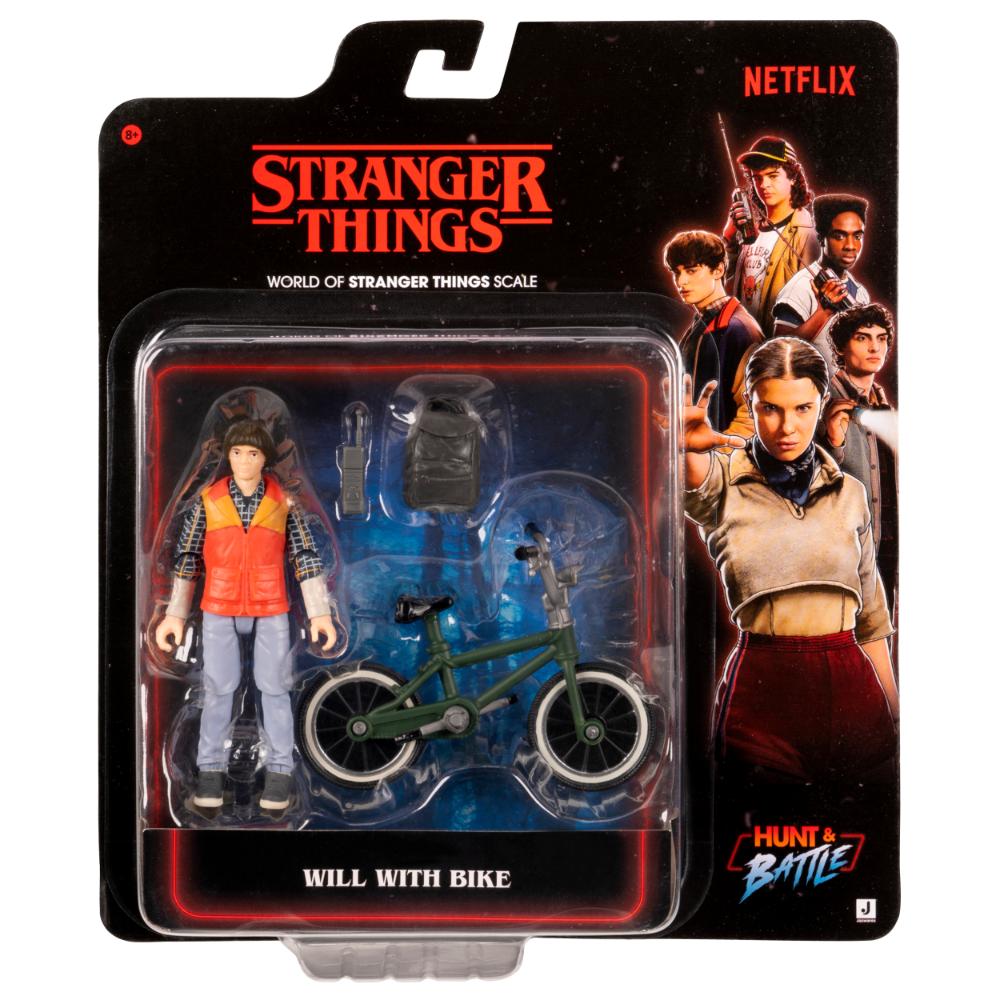 Stranger Things World Of Core Collectible Playset - Will With Bike - 7.5 cm