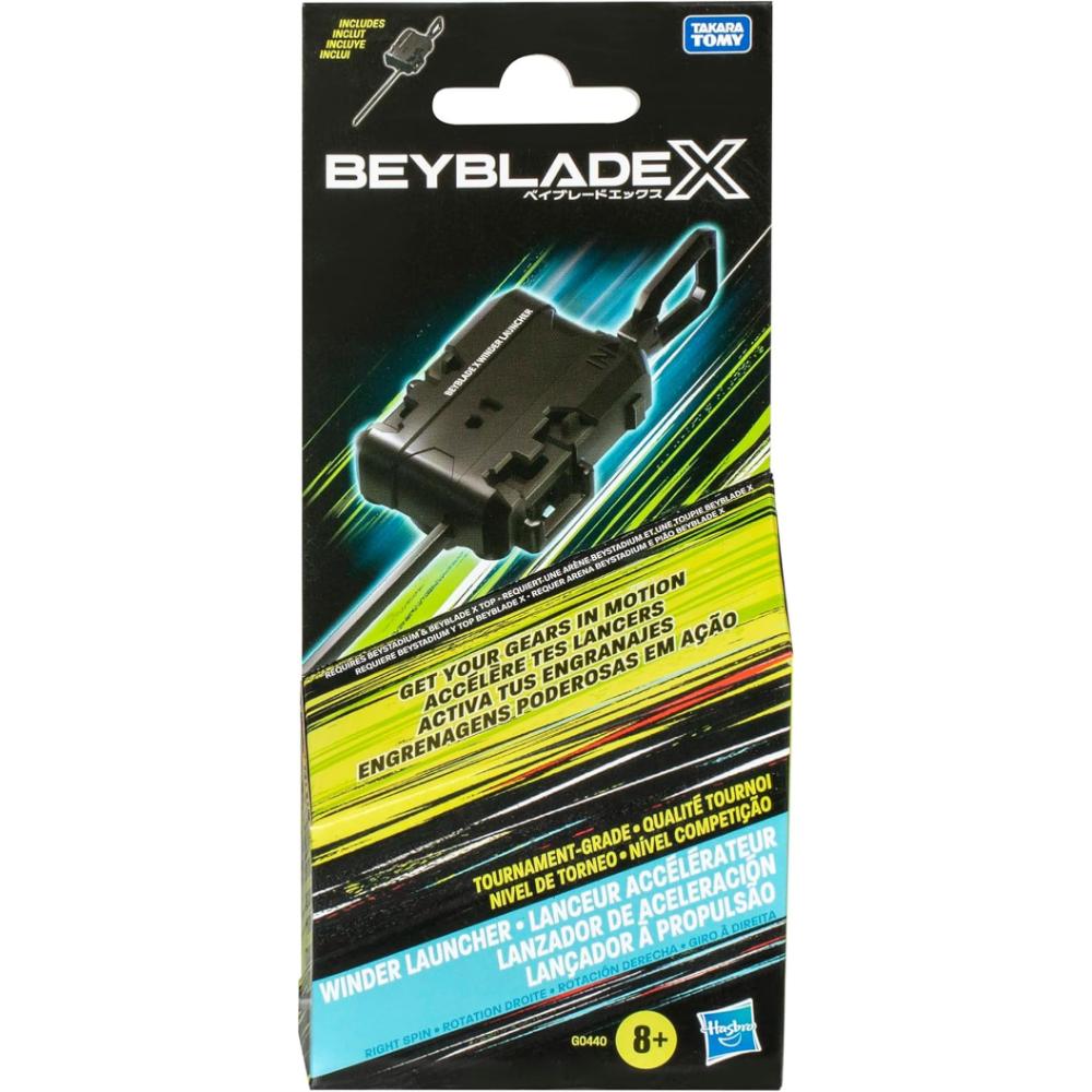 Beybattle Burst - Beyblade X Winder Right Spin Launcher - Black