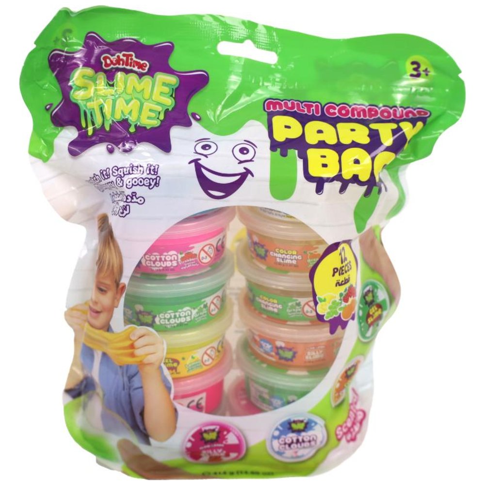 Dohtime - Slimetime Novelties Partybag Slime - 12pcs - 340g