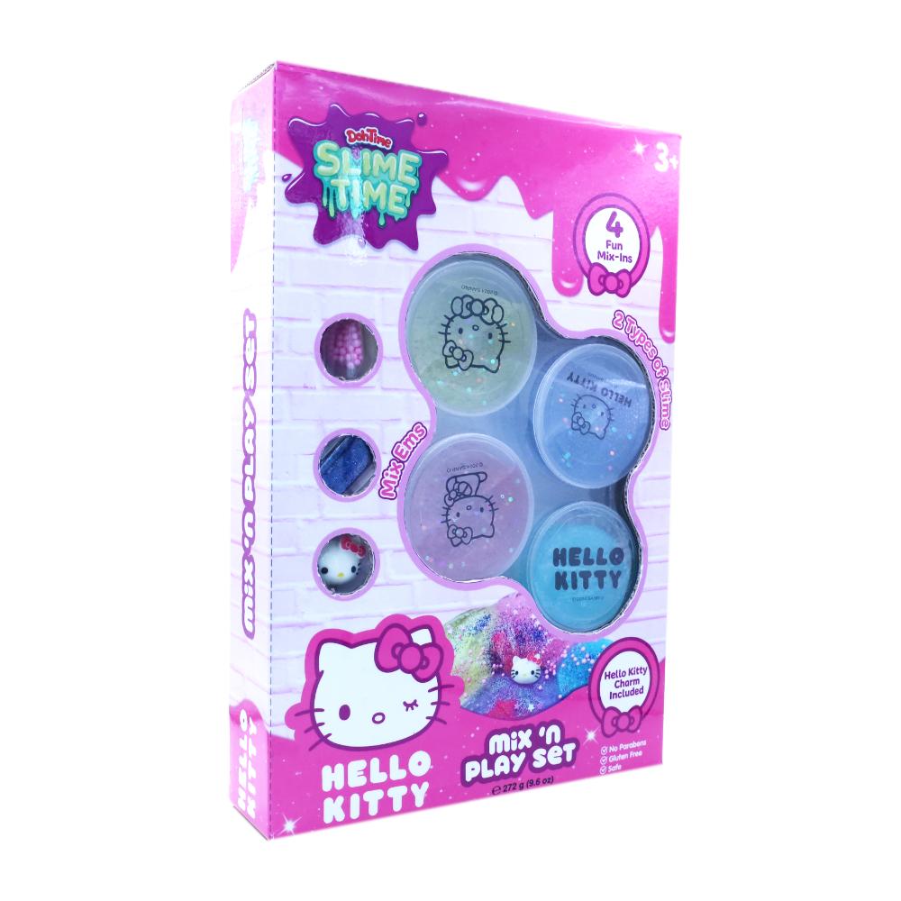DohTime - Hello Kitty Slimetime Mix N Playset - 272 gm - 8 Pcs