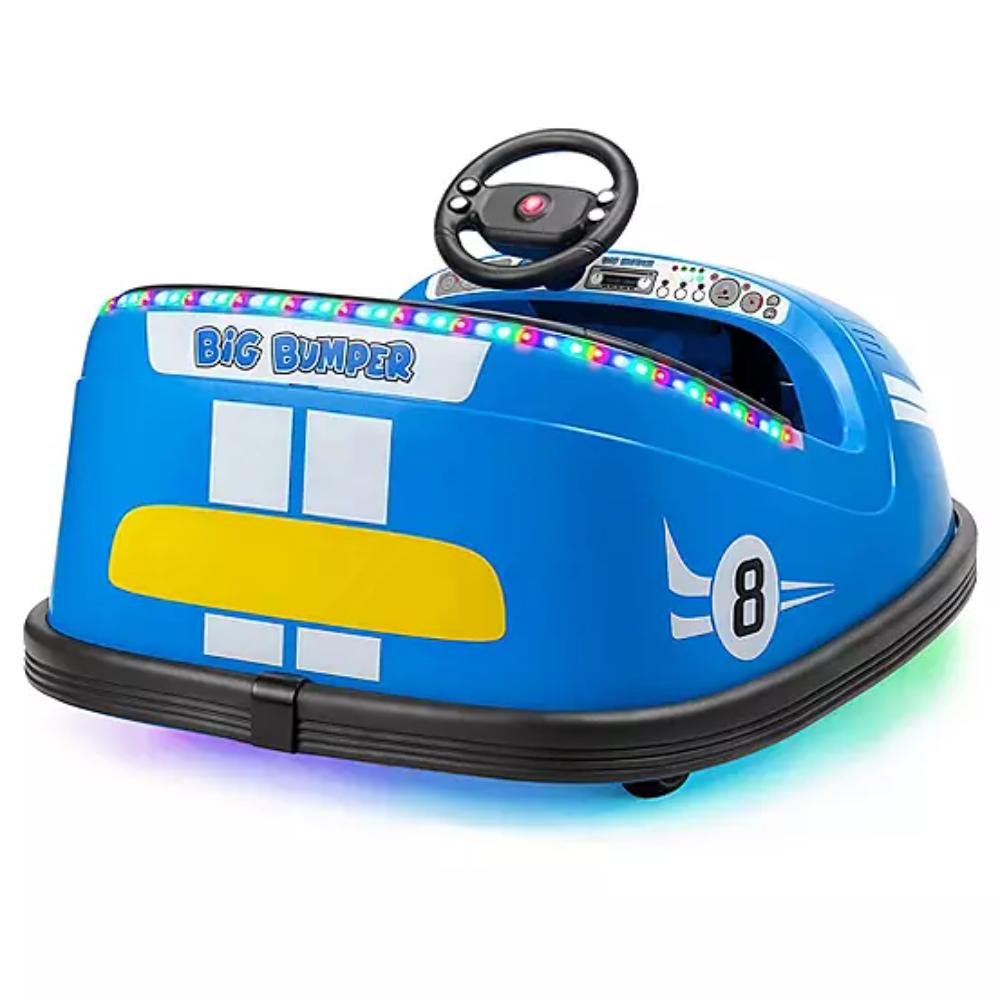 Xootz 360-Spins Big Bumper Kids Ride-On Car - Blue
