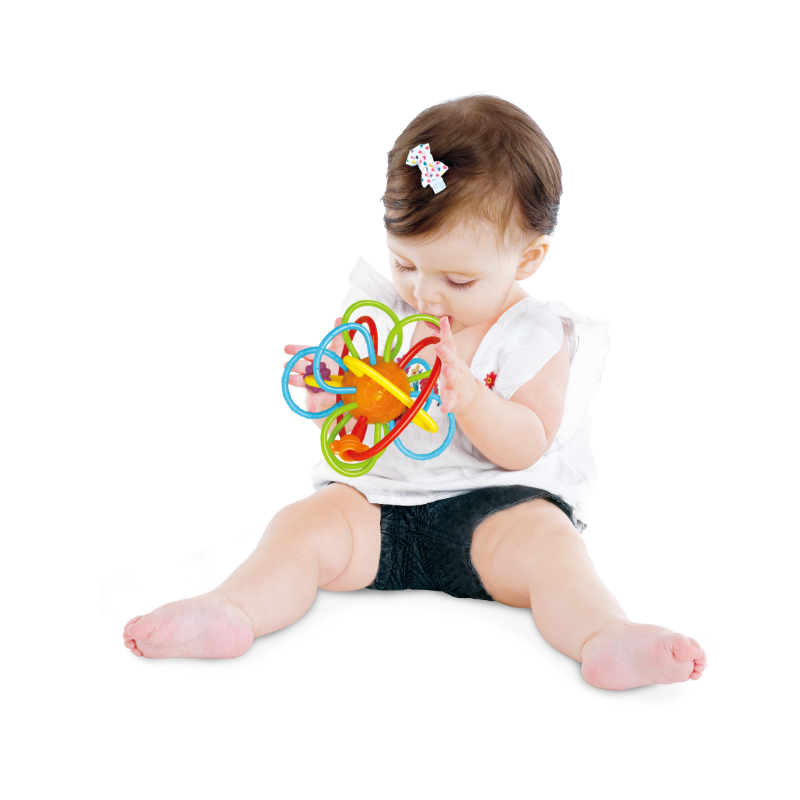 Hola - Honeycomb Teething Toy Baby Teether Rattle