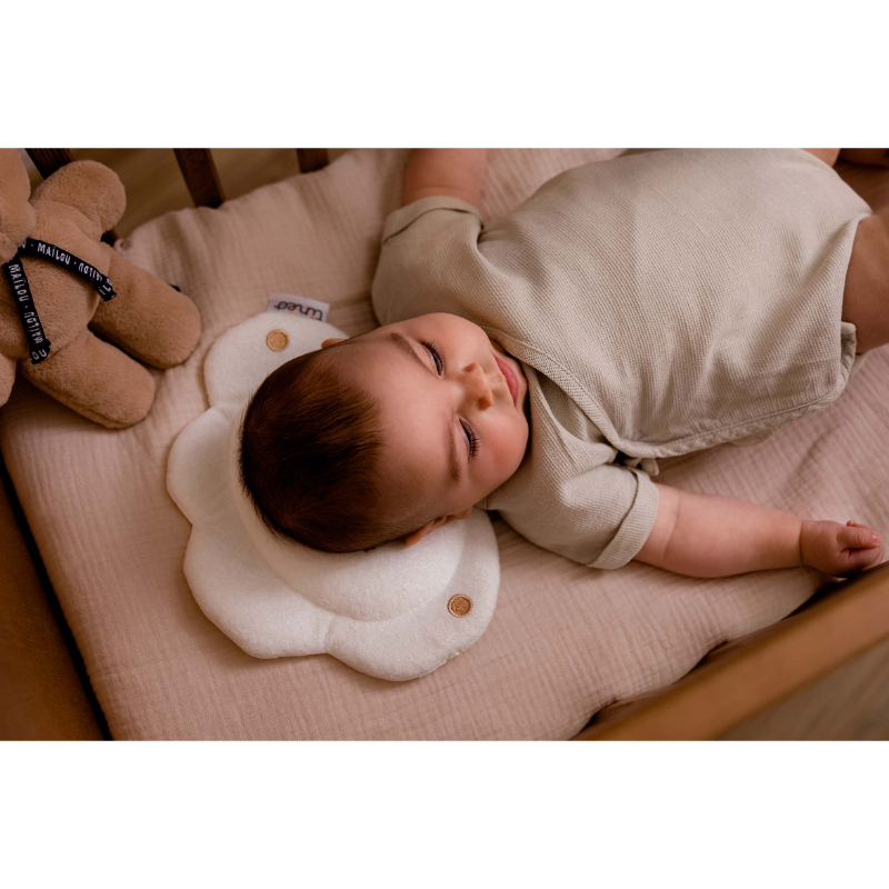 Tineo - Headrest Shaper Baby Infant Pillow - Cloudy White