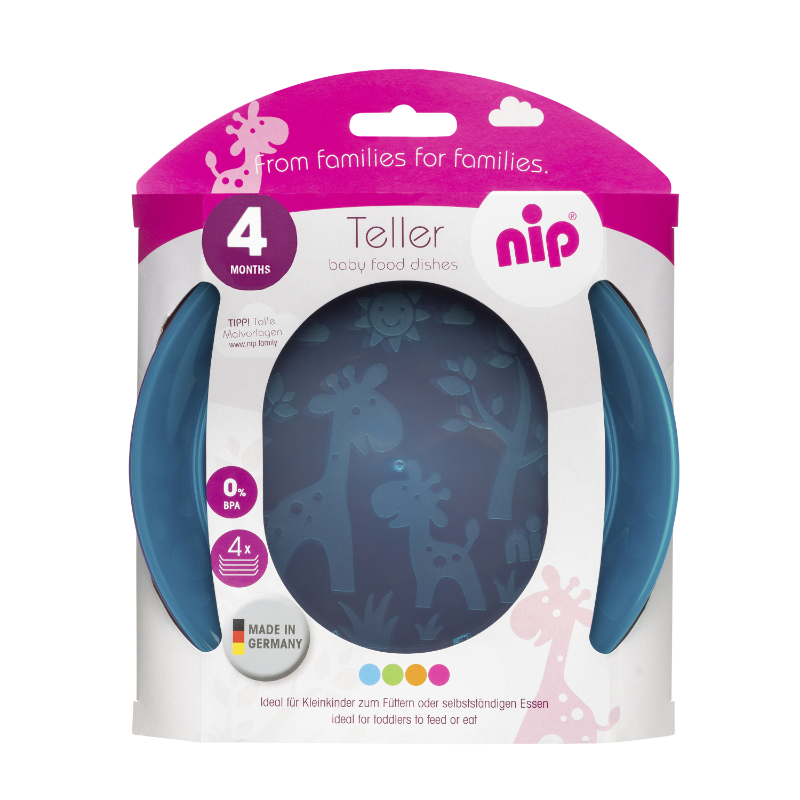Nip - Teller Baby Food Dish - 4 Pcs