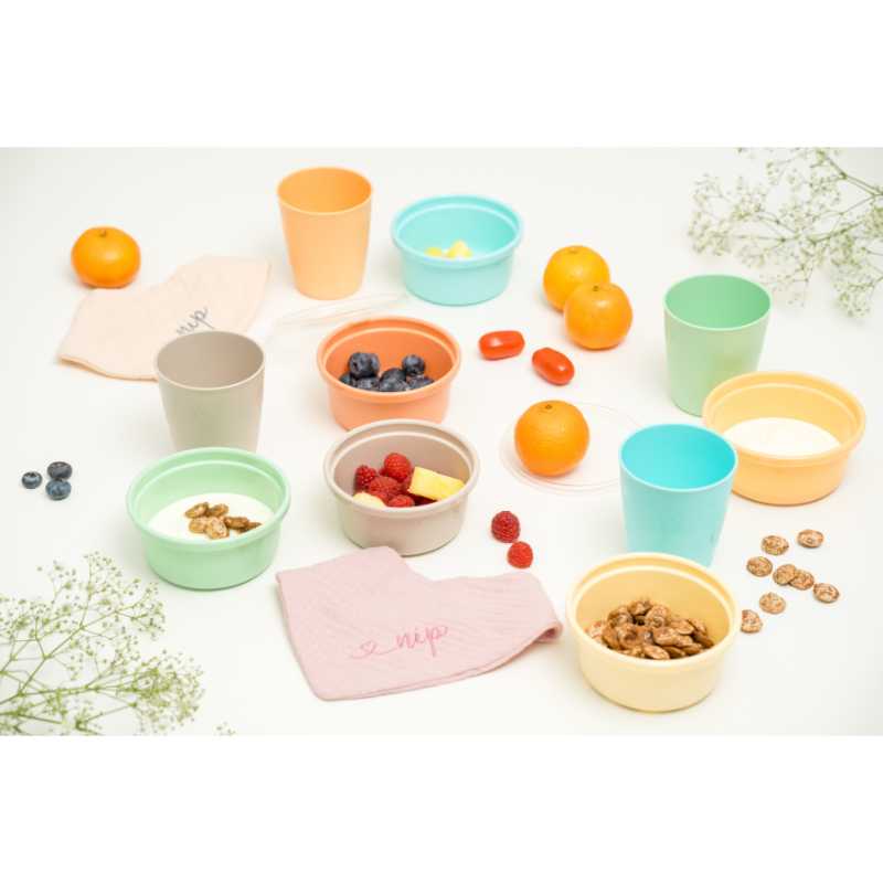 Nip - Stackable Drinking Beaker - 4pcs - Pastel