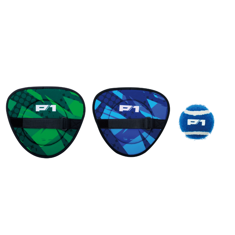 Hape - Toss & Catch Ball Game Set - Multicolor - 3 Pcs