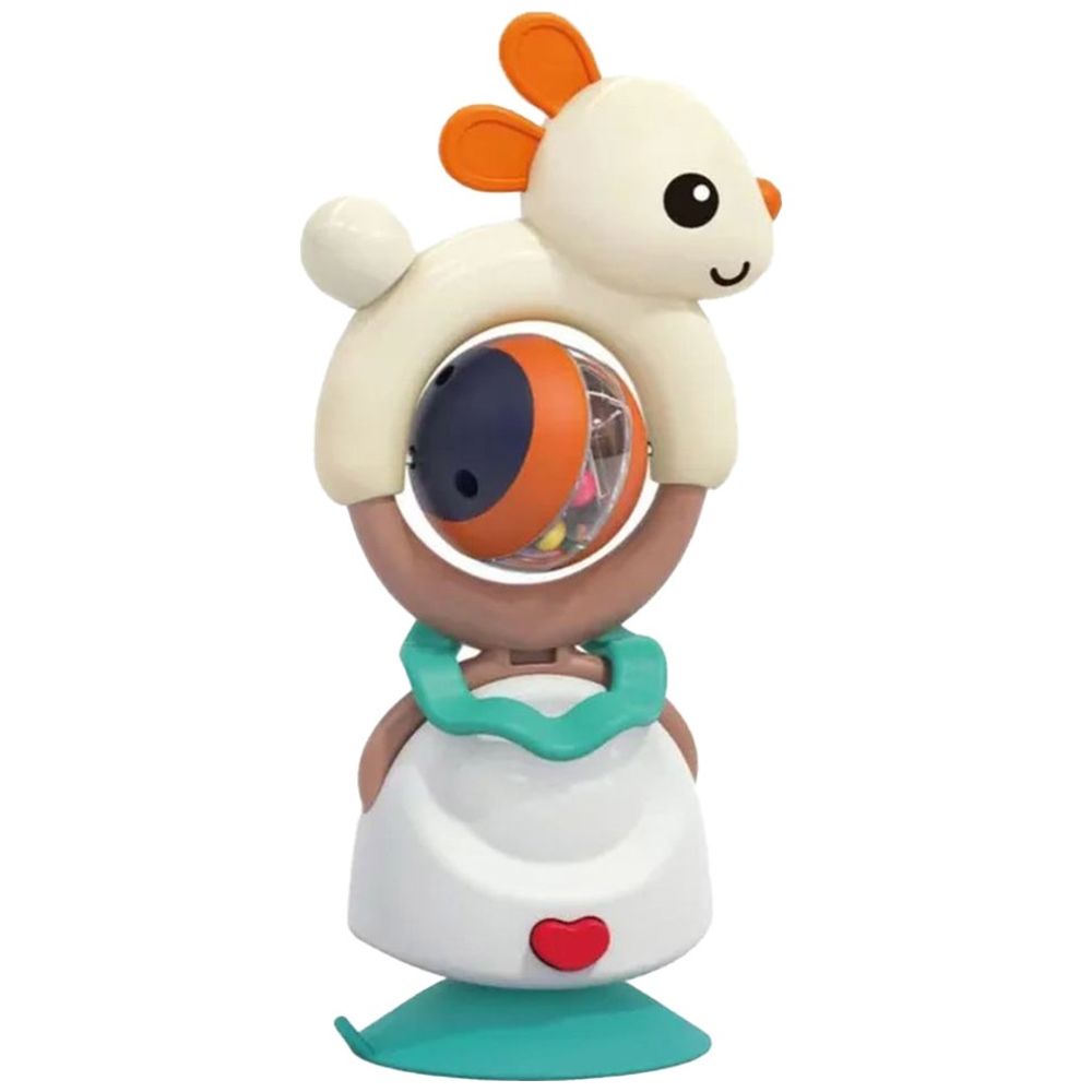 Hola 2in1 Highchair Toys & Baby Rattle Suction Toys - Rabbit