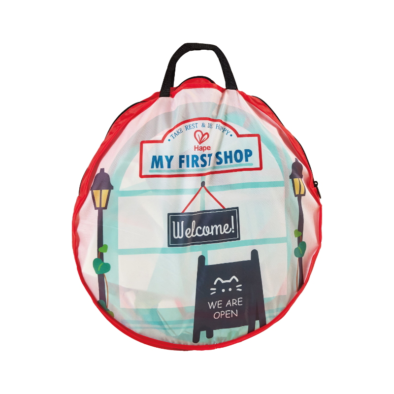 Hape - My First Shop Ice Cream & Burgers Play Tent - Multicolor