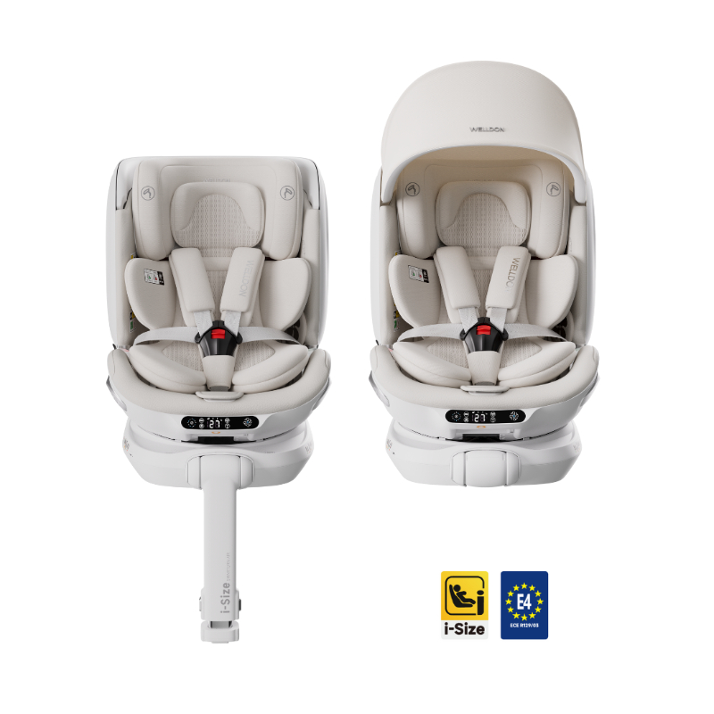 WELLDON - Smart Turn Air 360 Degree Rotating Car Seat - Ivory
