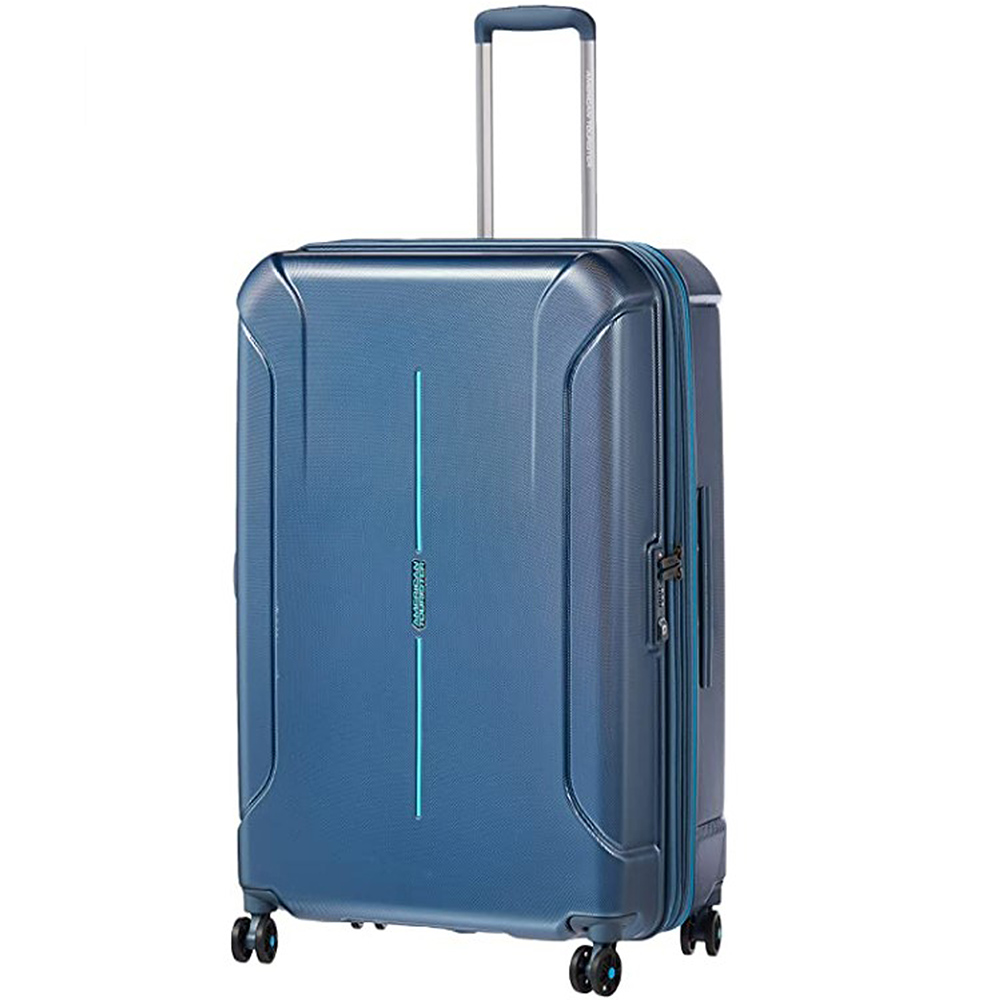 American Tourister - Technum Trolley 68 cm Metallic Blue - 3 Years Global Warranty