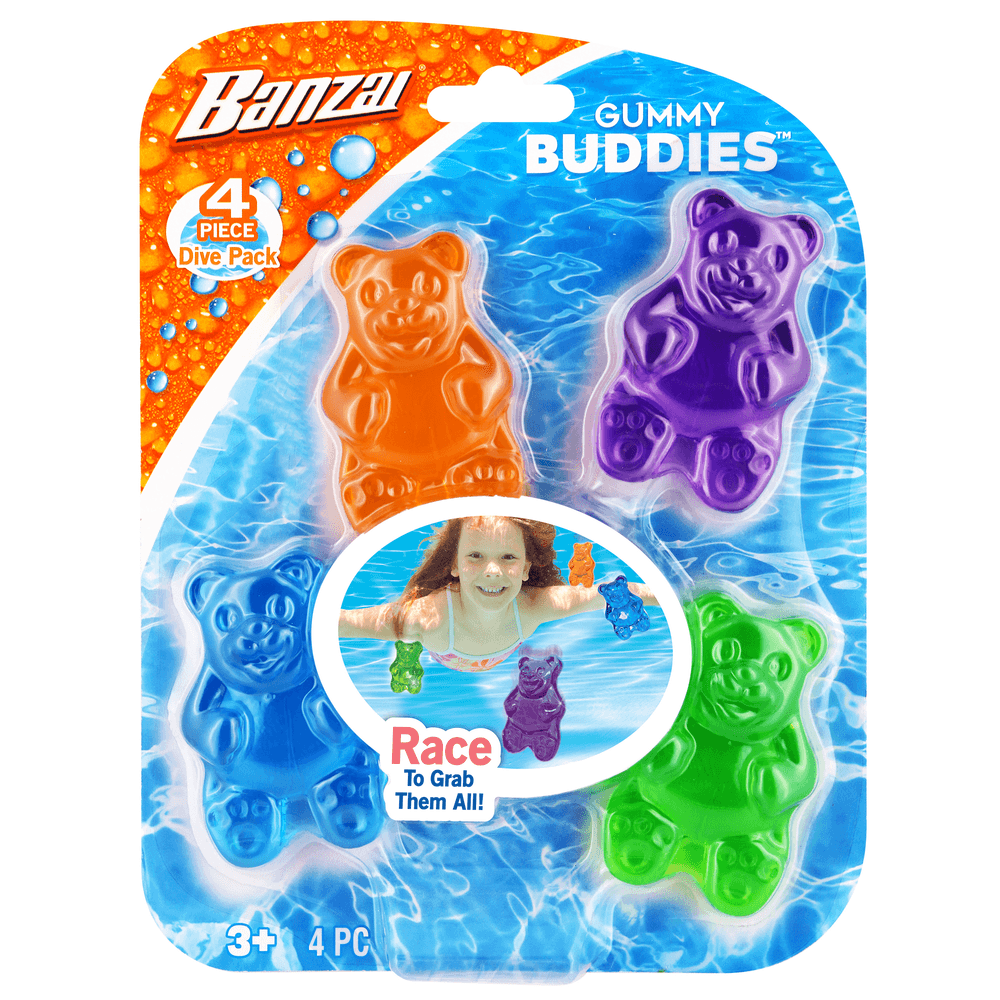Banzai - Gummy Buddies - 4 Pcs