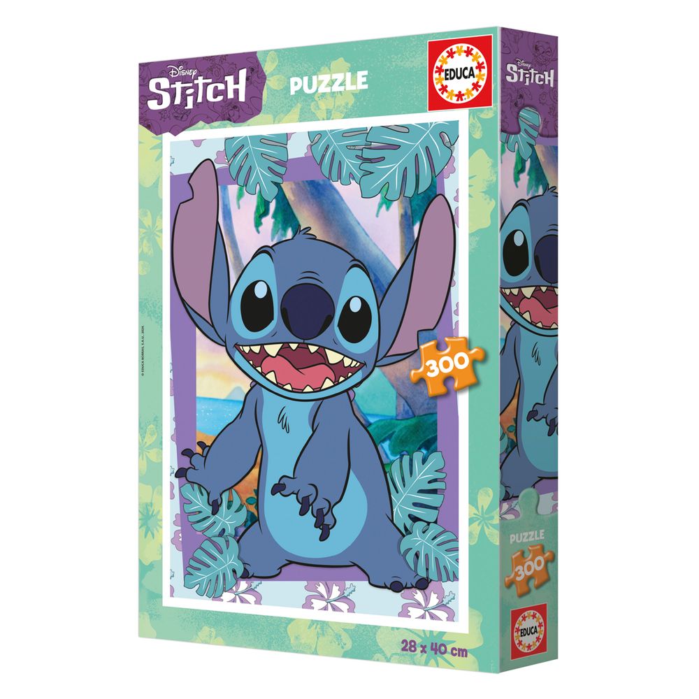 Educa - Disney Stitch Jigsaw Puzzle Set - Multicolor - 300 Pcs