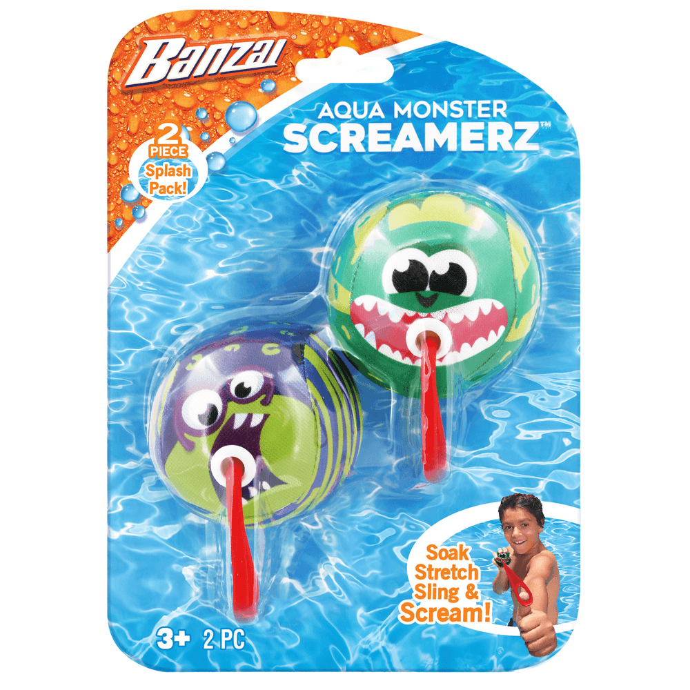 Banzai - Aqua Monster Screamers - Color May Vary - Pack Of 1 - 2 Pcs