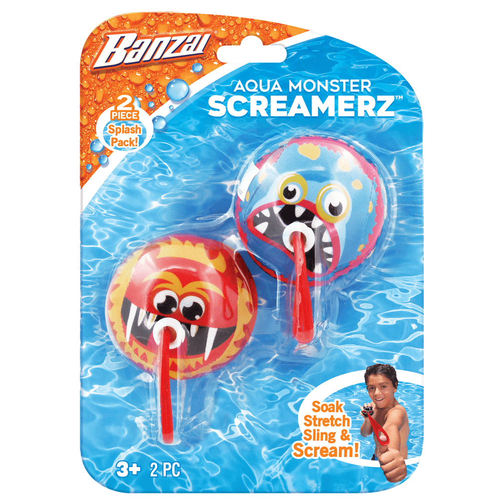 Banzai - Aqua Monster Screamers - Color May Vary - Pack Of 1 - 2 Pcs