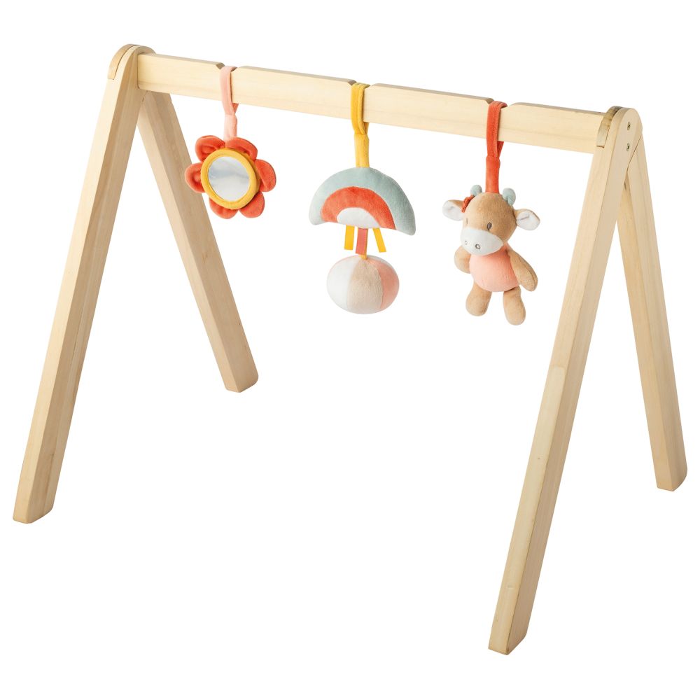 Nattou - Mila Zoe And Lana Wooden Arch With Hanging Toys