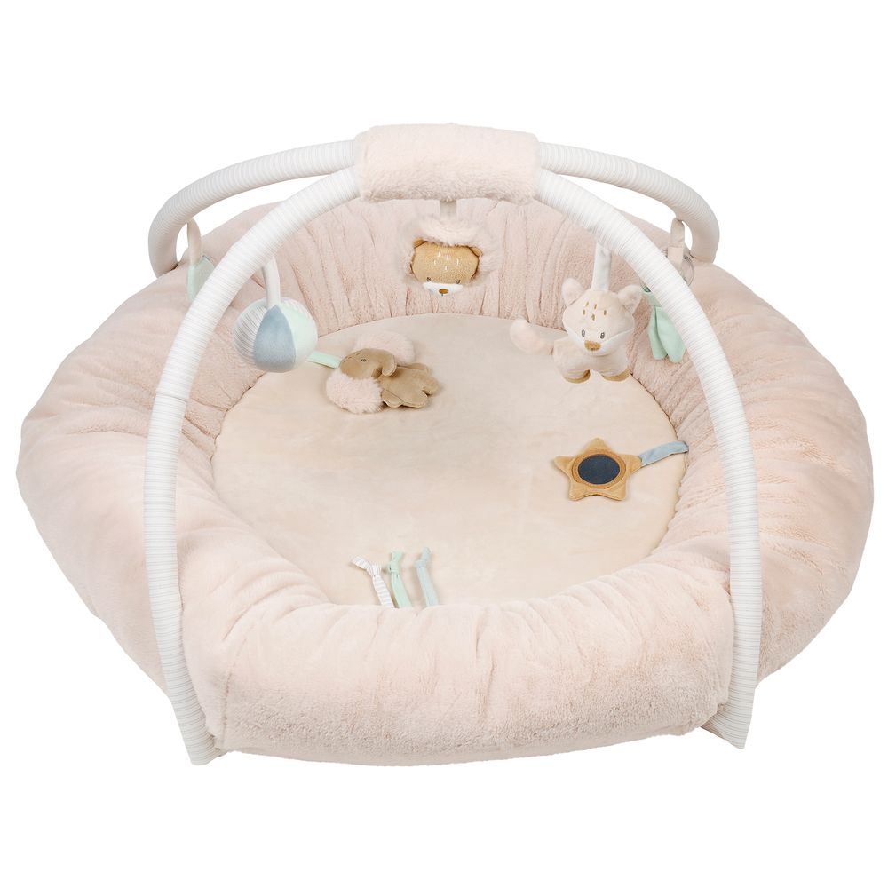 Nattou - Flo, Ernest & Oli Stuffed Playmat With Arches