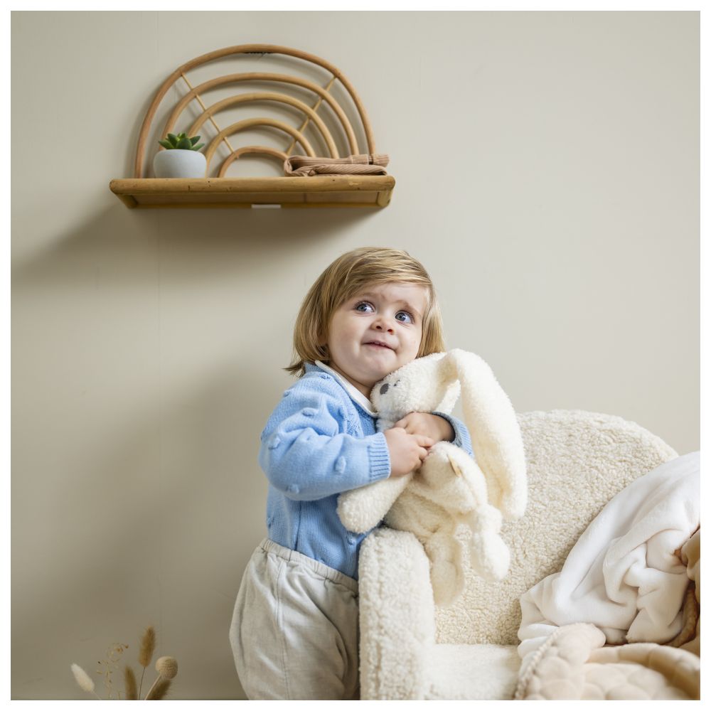 Nattou - Lapidou Cuddly Teddy Toy - Vanilla - 4 cm