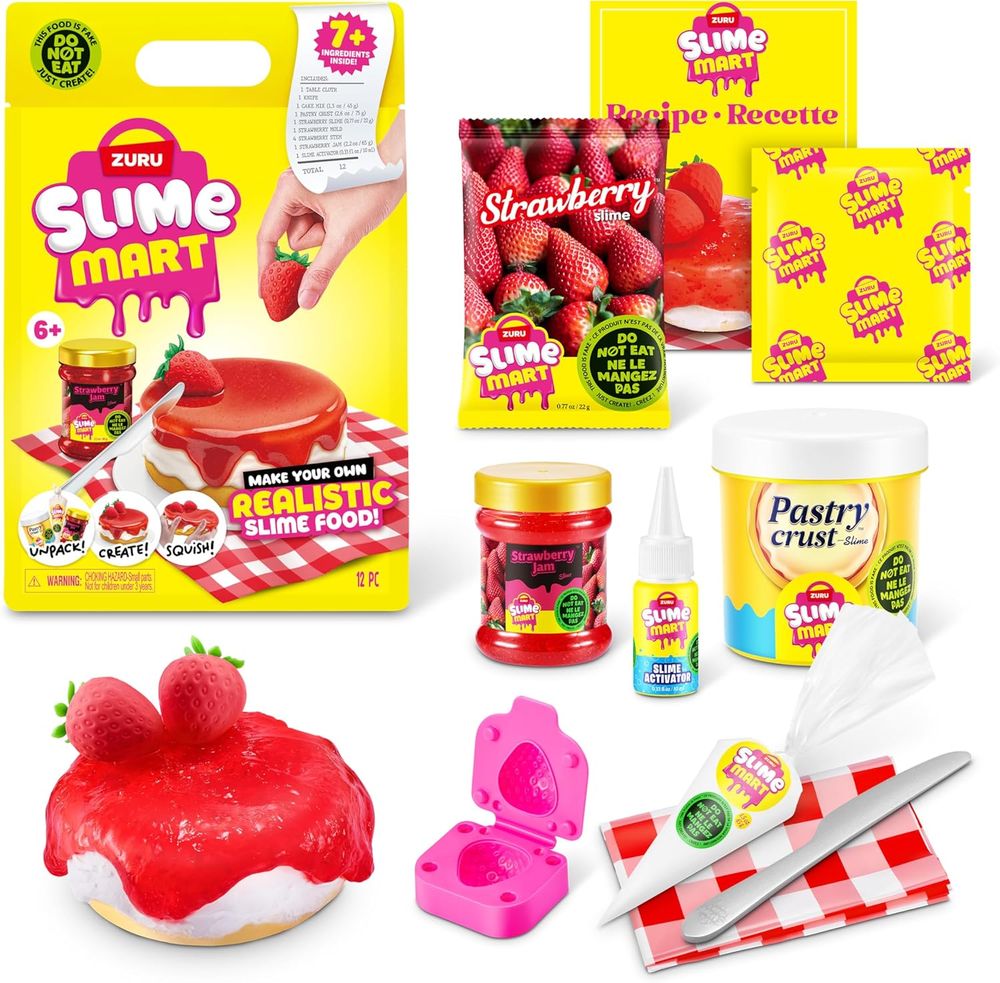Zuru - Slime Mart Strawberry Cheesecake Kit - 12 Pcs
