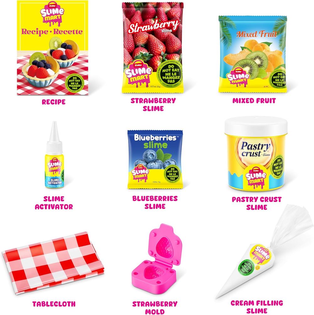 Zuru - Slime Mart Fruit Tart Kit - 10 Pcs
