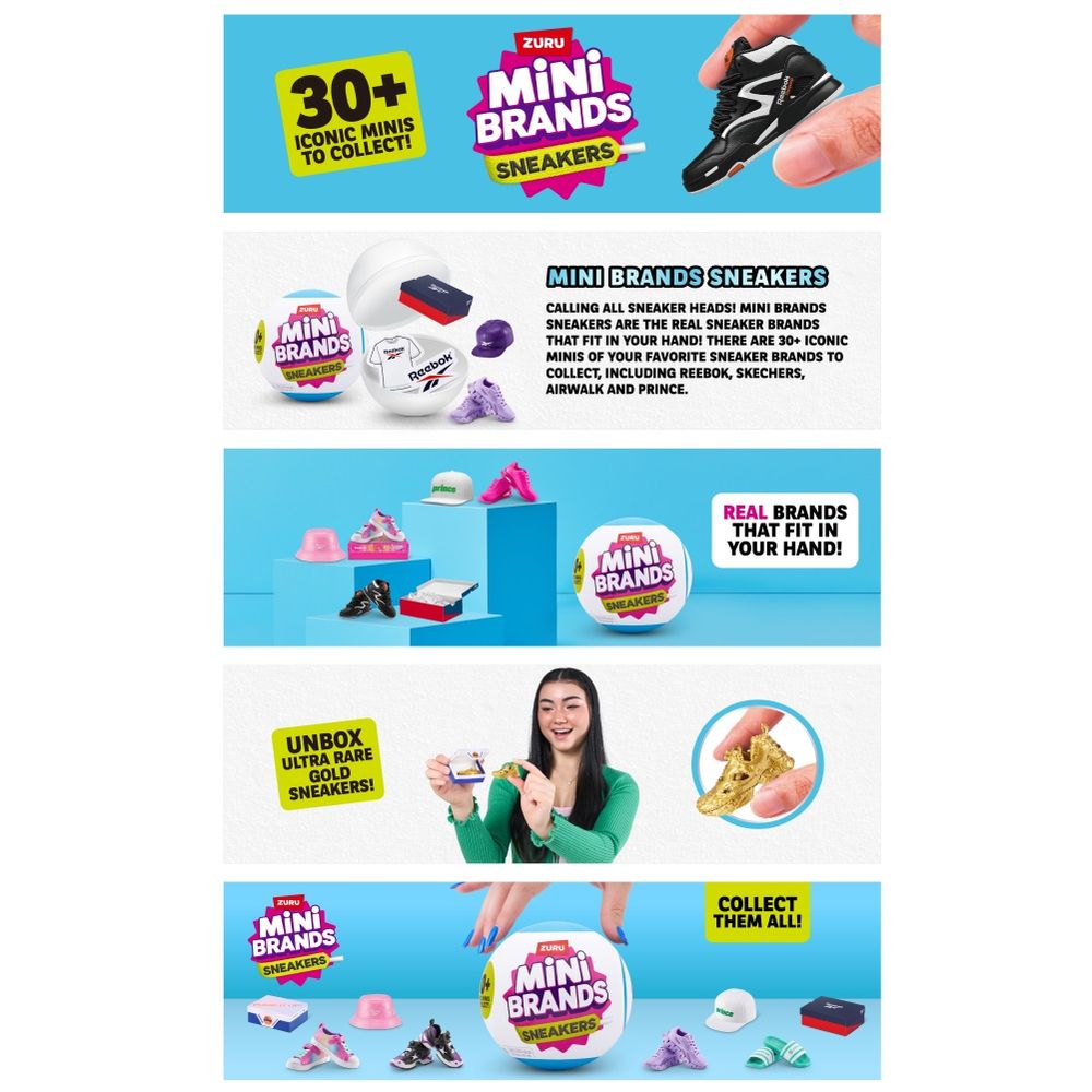 Zuru - Mini Brands Sneaker's Series 1 Collectable Toy