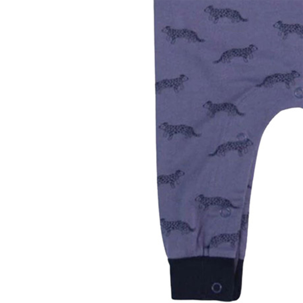 Lilly & Sid - Baby Boy's Leopard Printed Romper - Purple