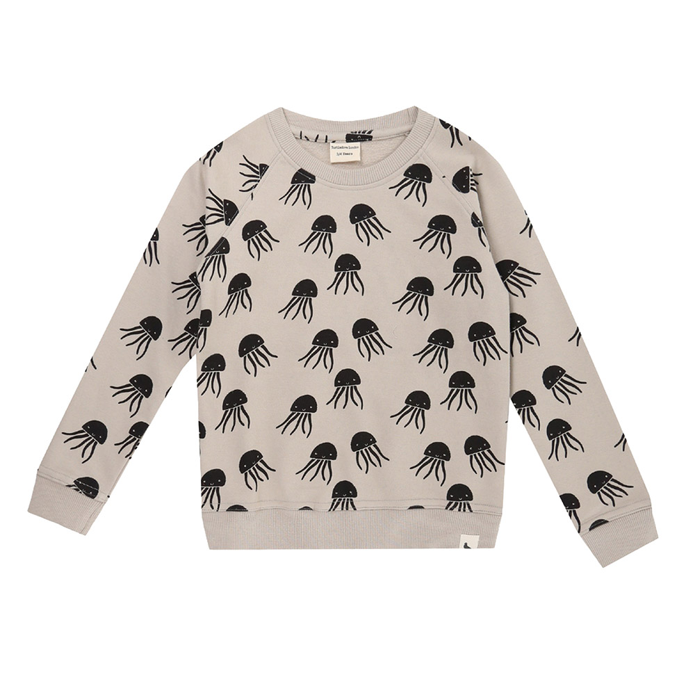 Turtledove London - Kids Jellyfish Printed Sweatshirt - Grey