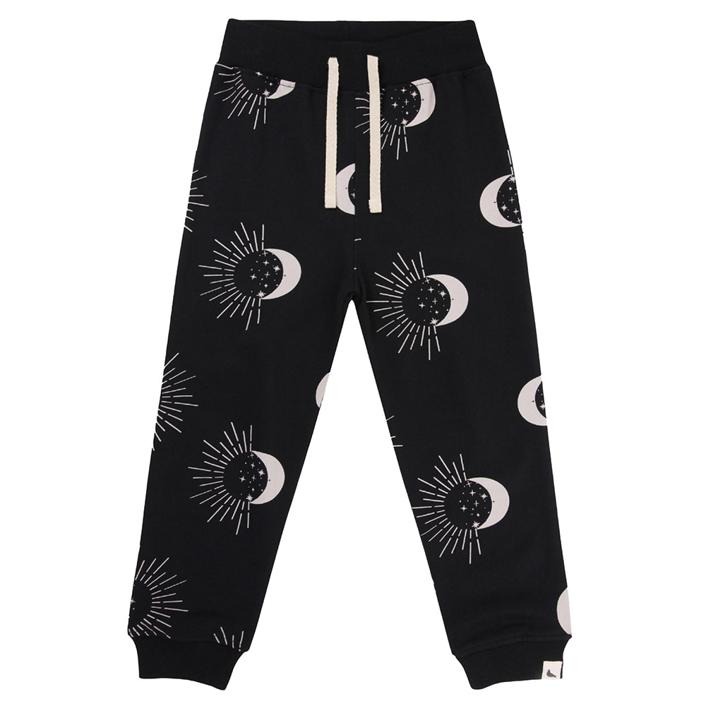 Turtledove London - Kids Astrology Printed Joggers - Black