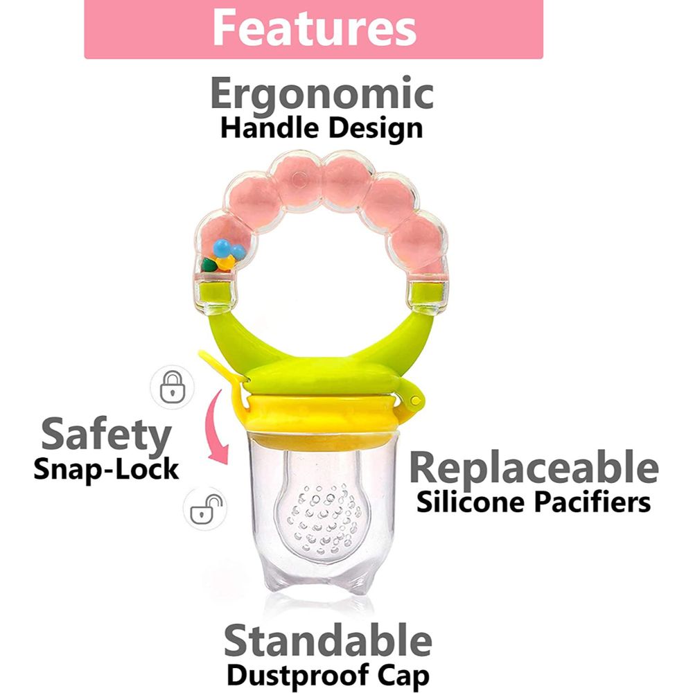 Little Angel Baby Fruit Feeder Pacifier Teething Solution - Multicolor