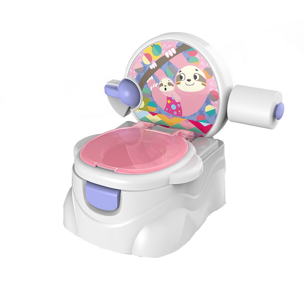 Little Angel Baby Potty Seat Training Toilet Chair With Lid - Pink