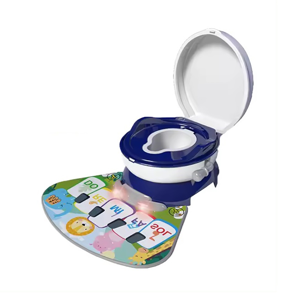 Little Angel Kids Potty Chair 3-In-1 Training Seat With Lid - Blue