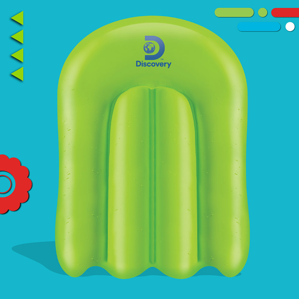 Discovery - Inflatable Water Splash Slide With Mini Slide Board - 15 ft