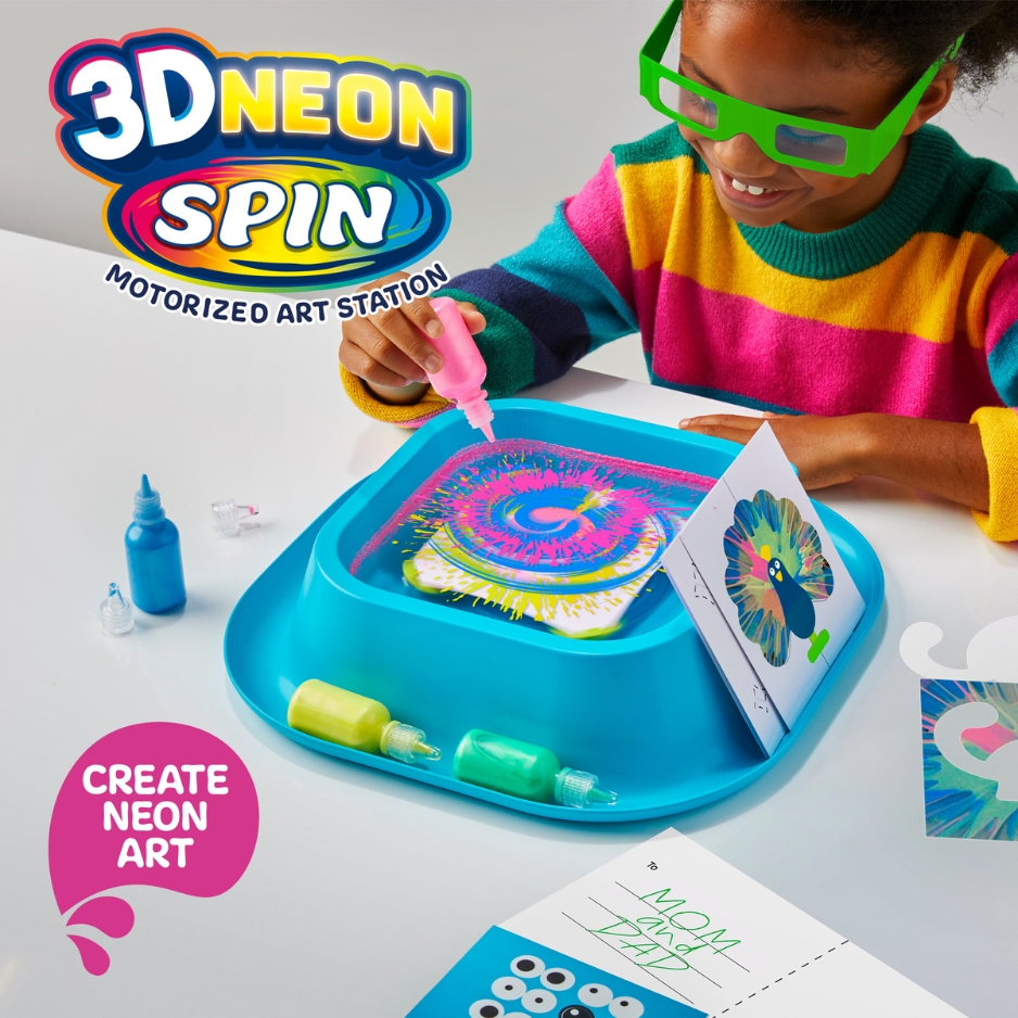 Discovery - Toy 3D Neon Spin Motorized Art Station