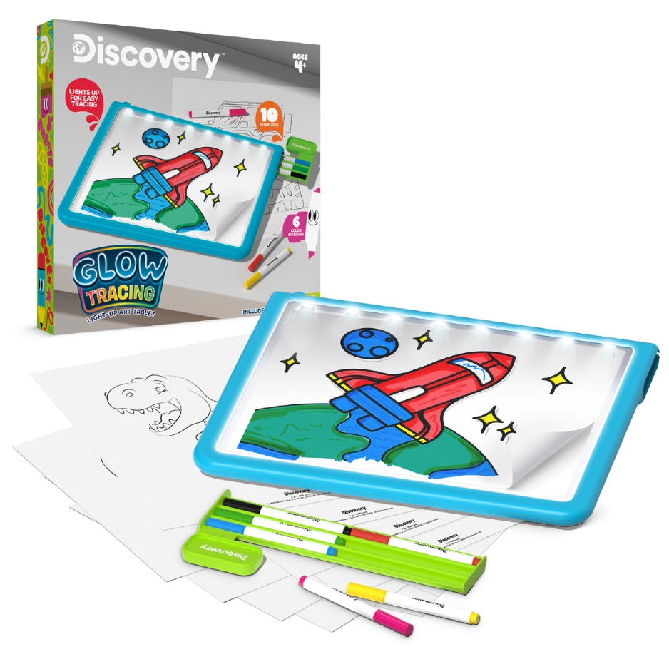 Discovery - Glow Tracing Light-Up Art Tablet Kids Toy