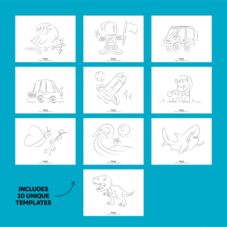 Discovery - Glow Tracing Light-Up Art Tablet Kids Toy