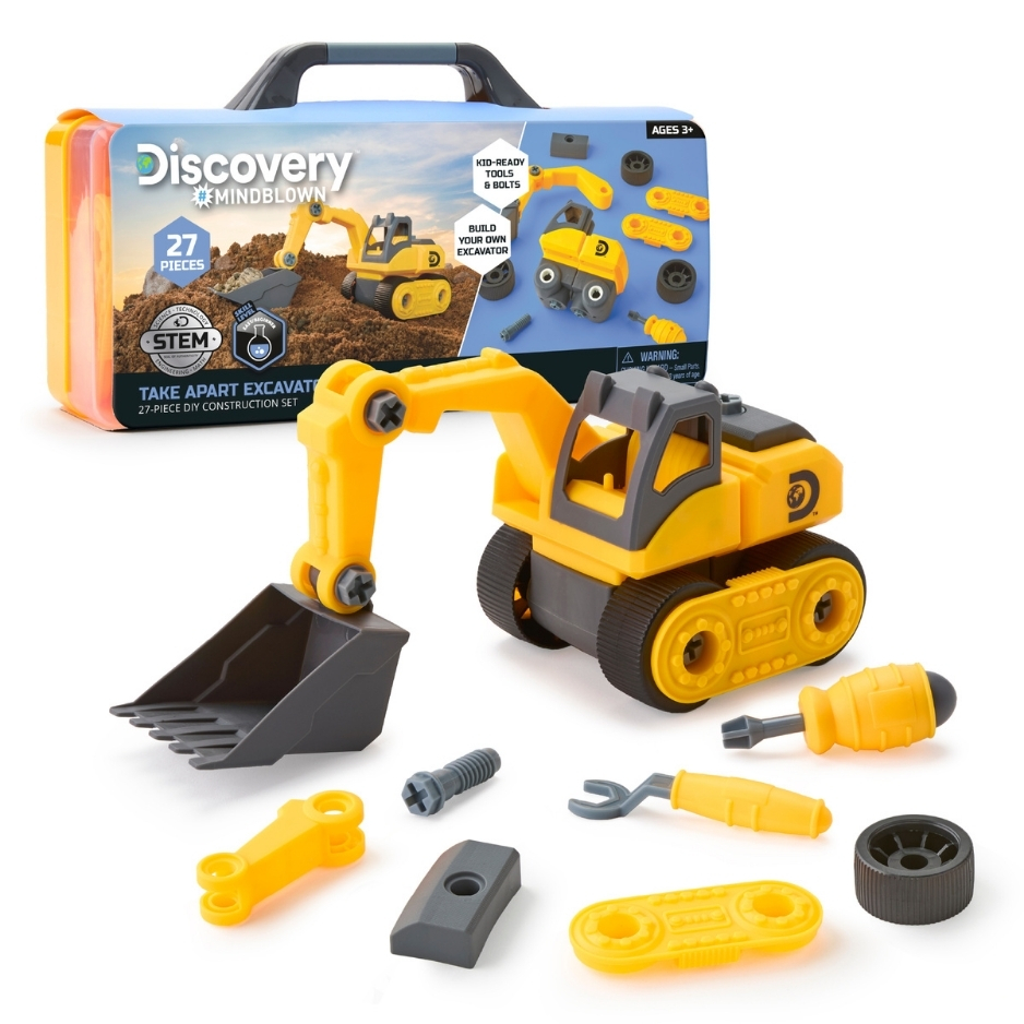 Discovery - DIY Construction Set - Excavator - 27pcs