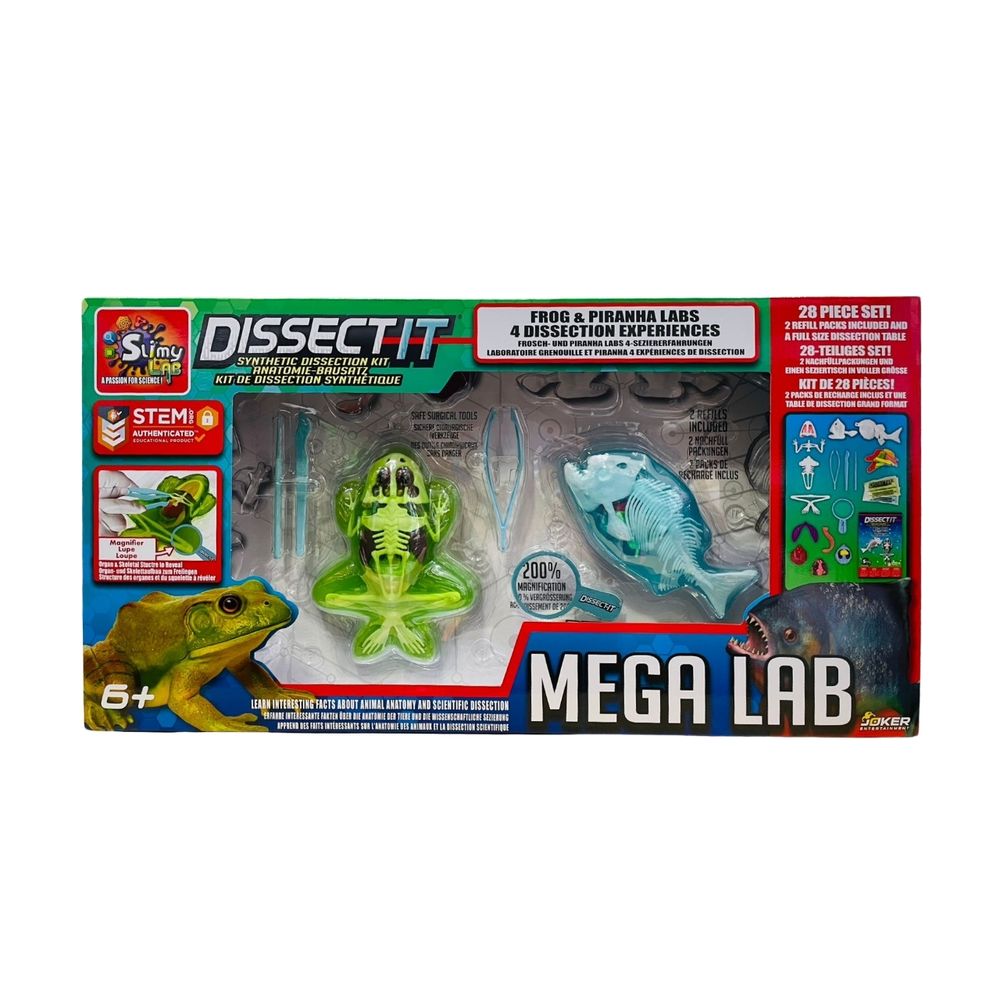 Slimy - Dissect-It Mega Lab - Frog & Piranha