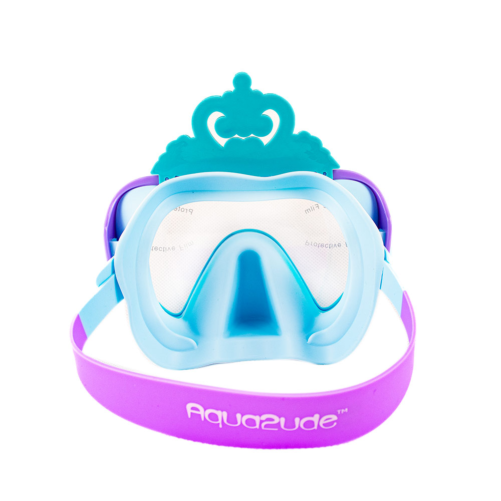 Bling2o - Aqua2ude Kids Swim Mask - Princess Crown Blue
