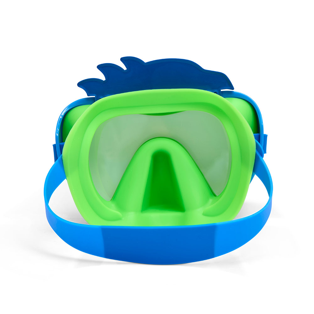 Bling2o - Aqua2ude Kids Swim Mask - Dino - Blue/Green