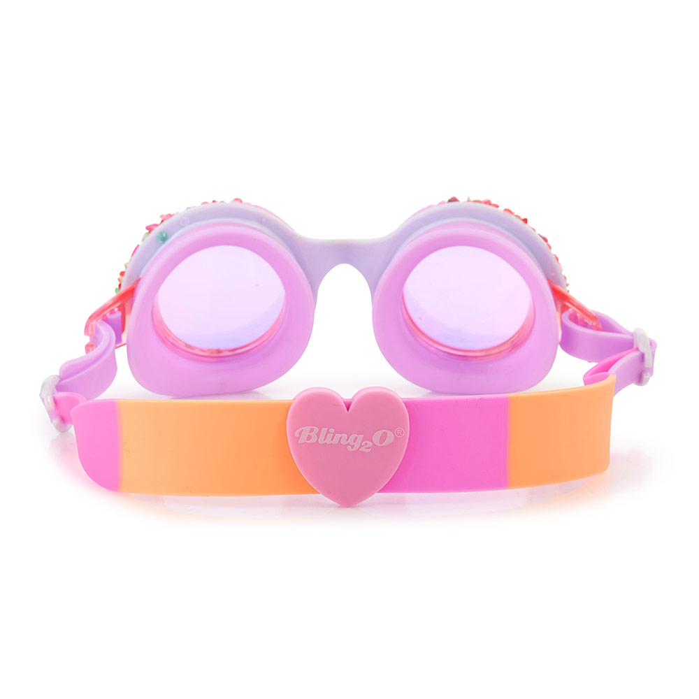 Bling2o - Cupcake Sprinkles Swim Goggles For Kids - Pink Berry