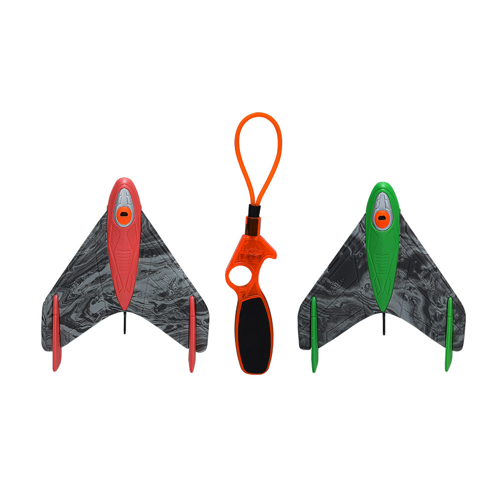 Zing - Blast Off Sky Gliderz Foam Whistle Glider Set - Red/Green