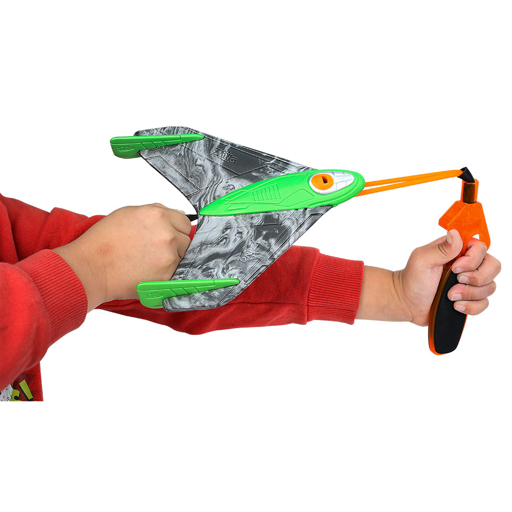 Zing - Blast Off Sky Gliderz Foam Whistle Glider Set - Red/Green