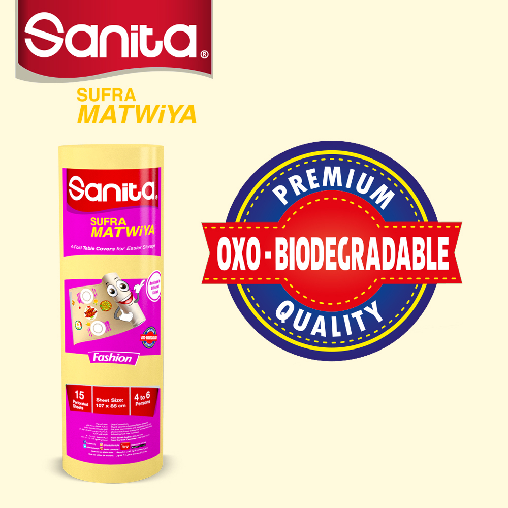 Sanita Sufra Matwiya Table Cover Disposable Small 15 Sheets