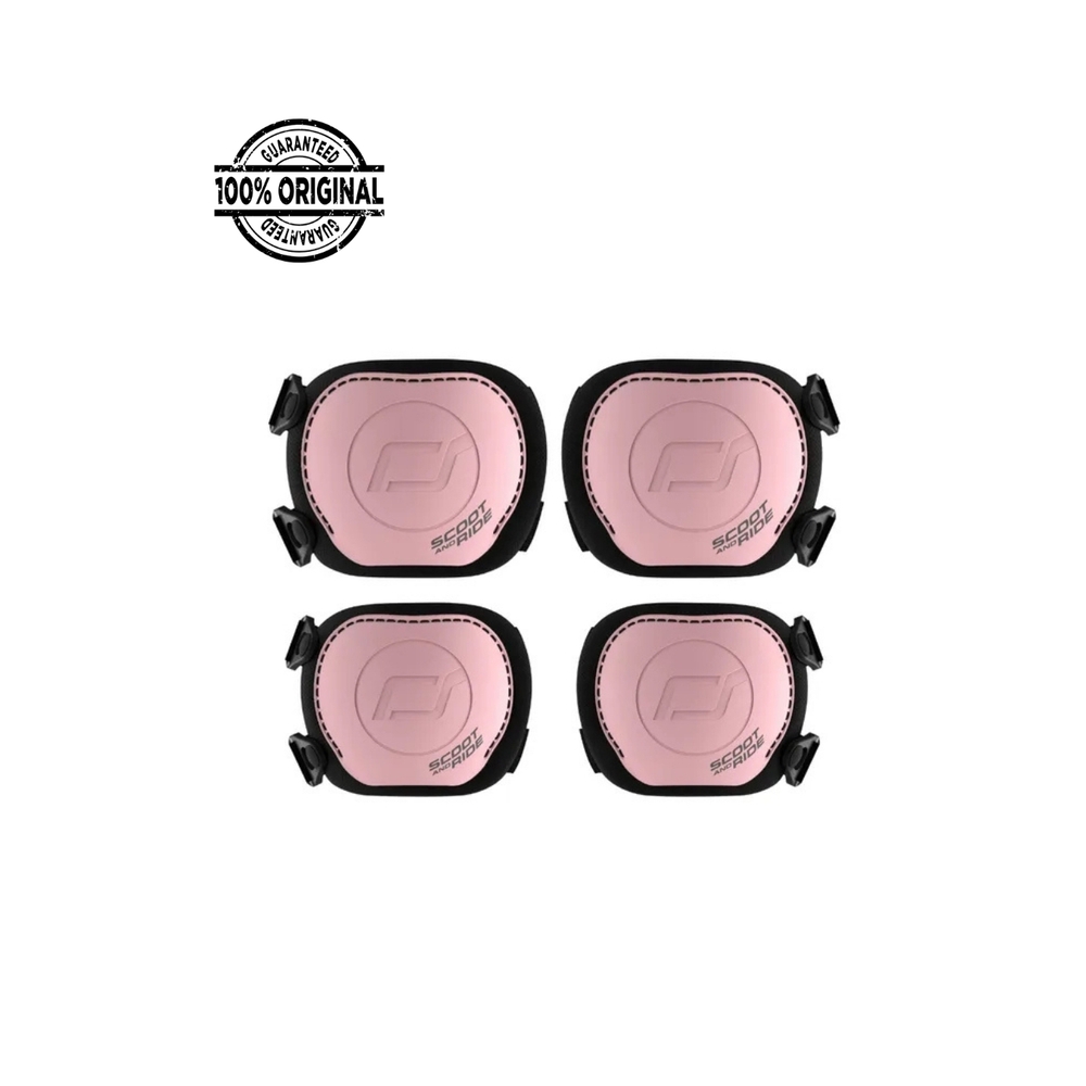 Scoot & Ride - Protective Knee And Elbow Pad Set - Rose - S - 4 Pcs